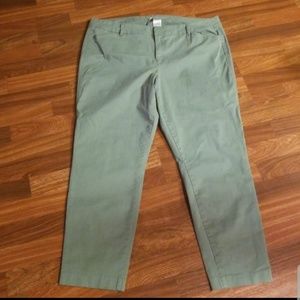 Mint green old navy pixie pants